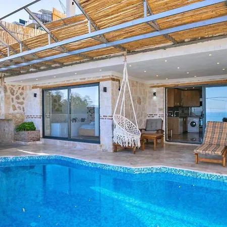Akbel 1 Bedroom Secluded With Hot Tub Villa Kalkan