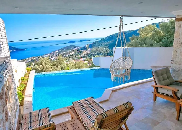 Akbel 1 Bedroom Secluded With Hot Tub Villa Kalkan